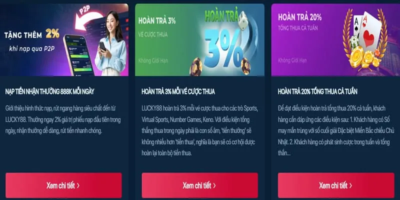Ưu đãi nạp lại hàng ngày